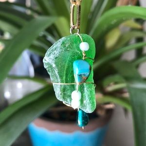 💙SALE Handmade artisan seaglass pendant